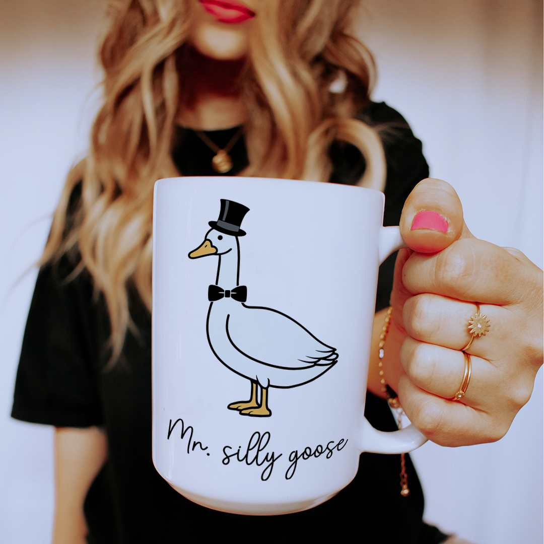 Mr And Mrs Silly Goose Mug