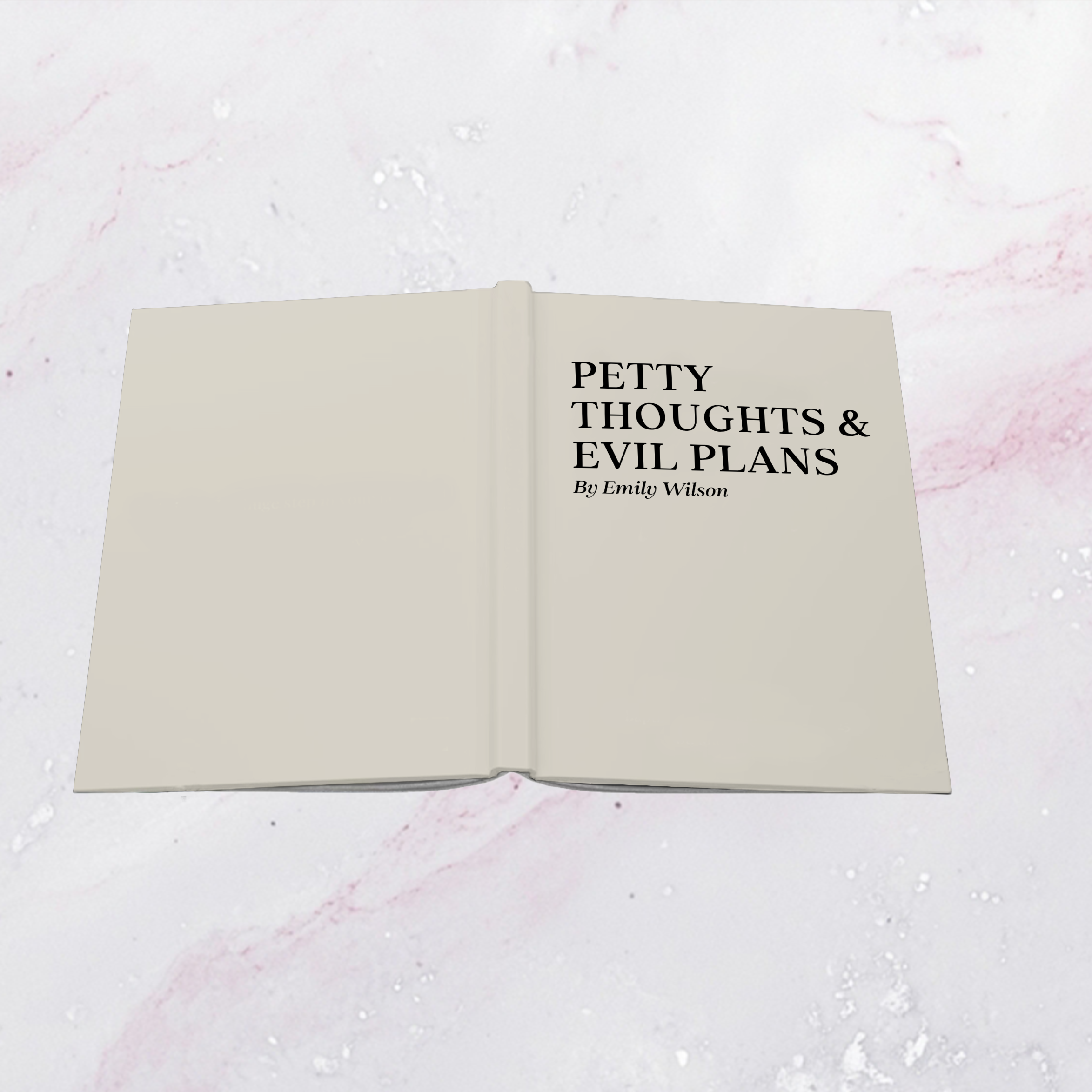 Personalized Petty Thoughts And Evil Plans Journal