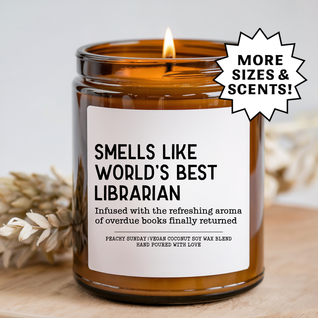 Smells Like World's Best Librarian Candle