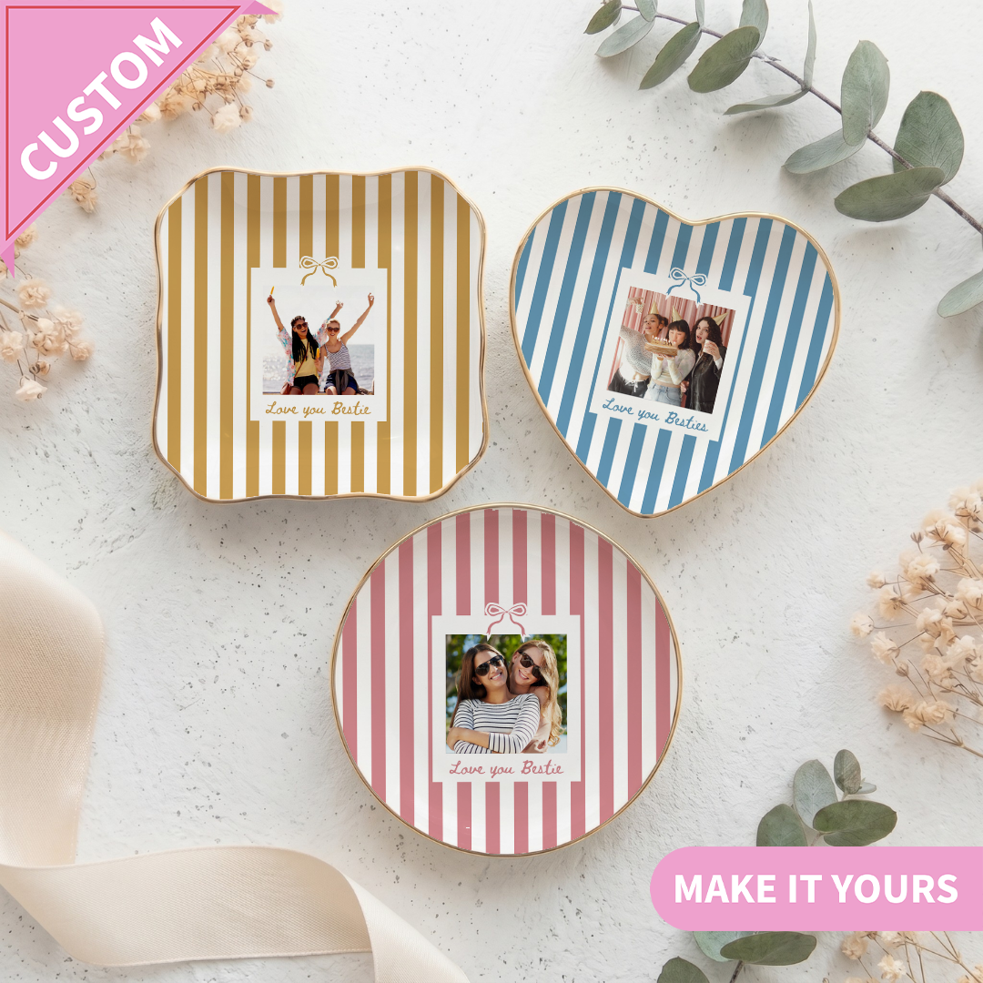 Personalized Love You Bestie Ring Dish