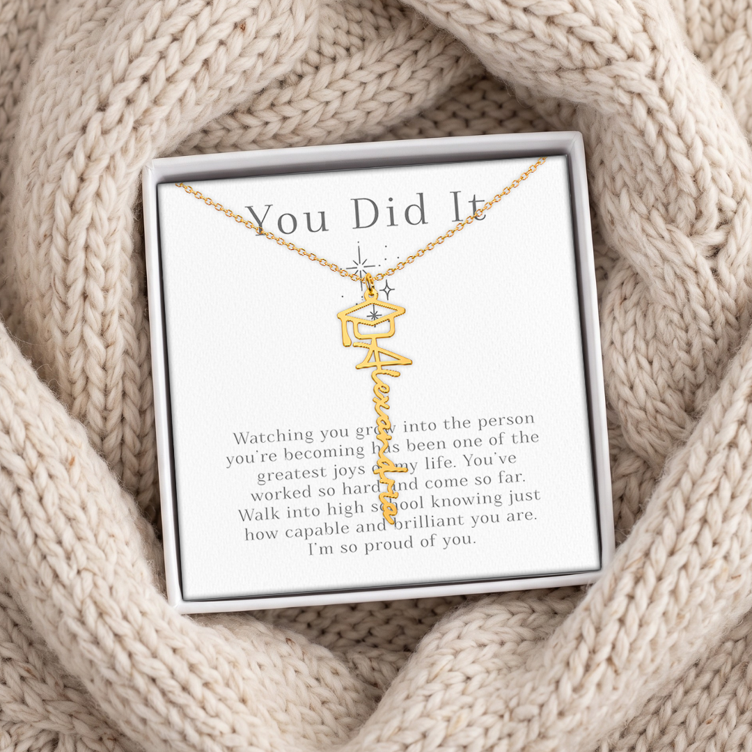 Personalized 8th Grade Graduate Jewelry