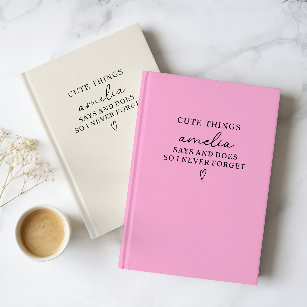 Personalized Cute Things My Kids Say And Do Dear Daughter Son Journal