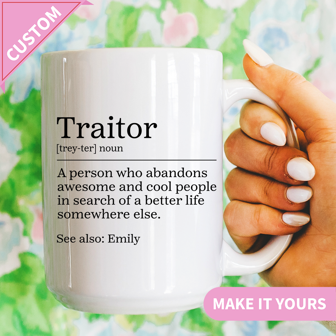 Personalized Traitor Defination Mug