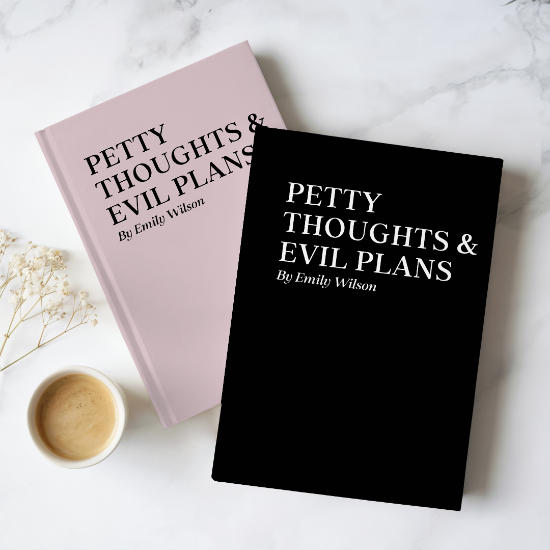 Personalized Petty Thoughts And Evil Plans Journal