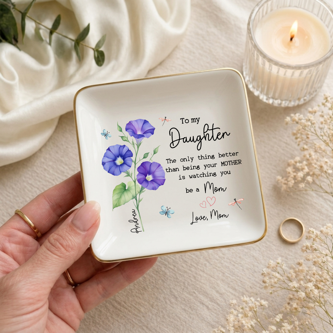 Personalized The Only Thing Better New Mom Ring Dish