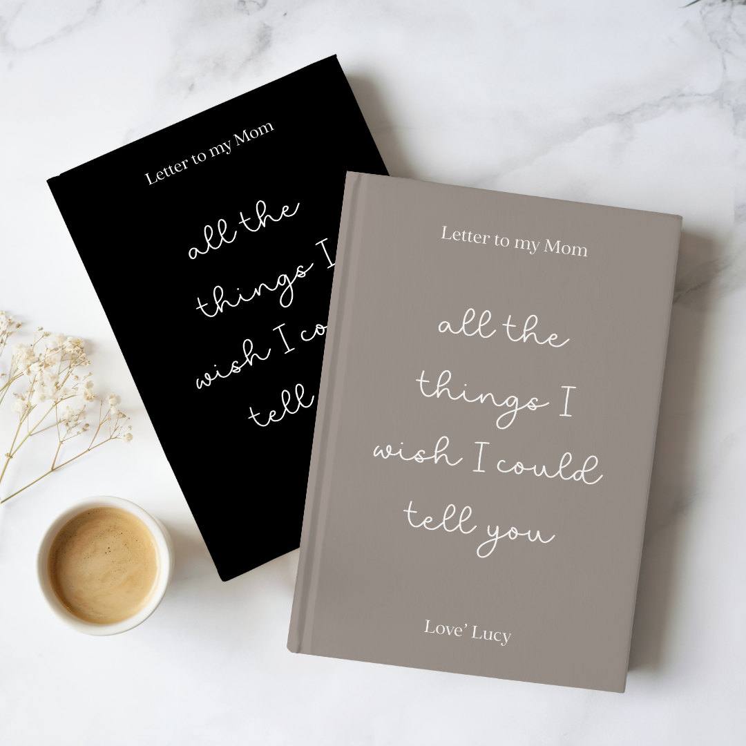Personalized All The Things I Wish I Could Tell You Grief Hardcover Journal