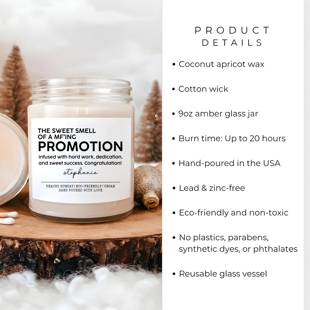 Personalized Sweet Smell Like MF'ing Promotion Gift Candle