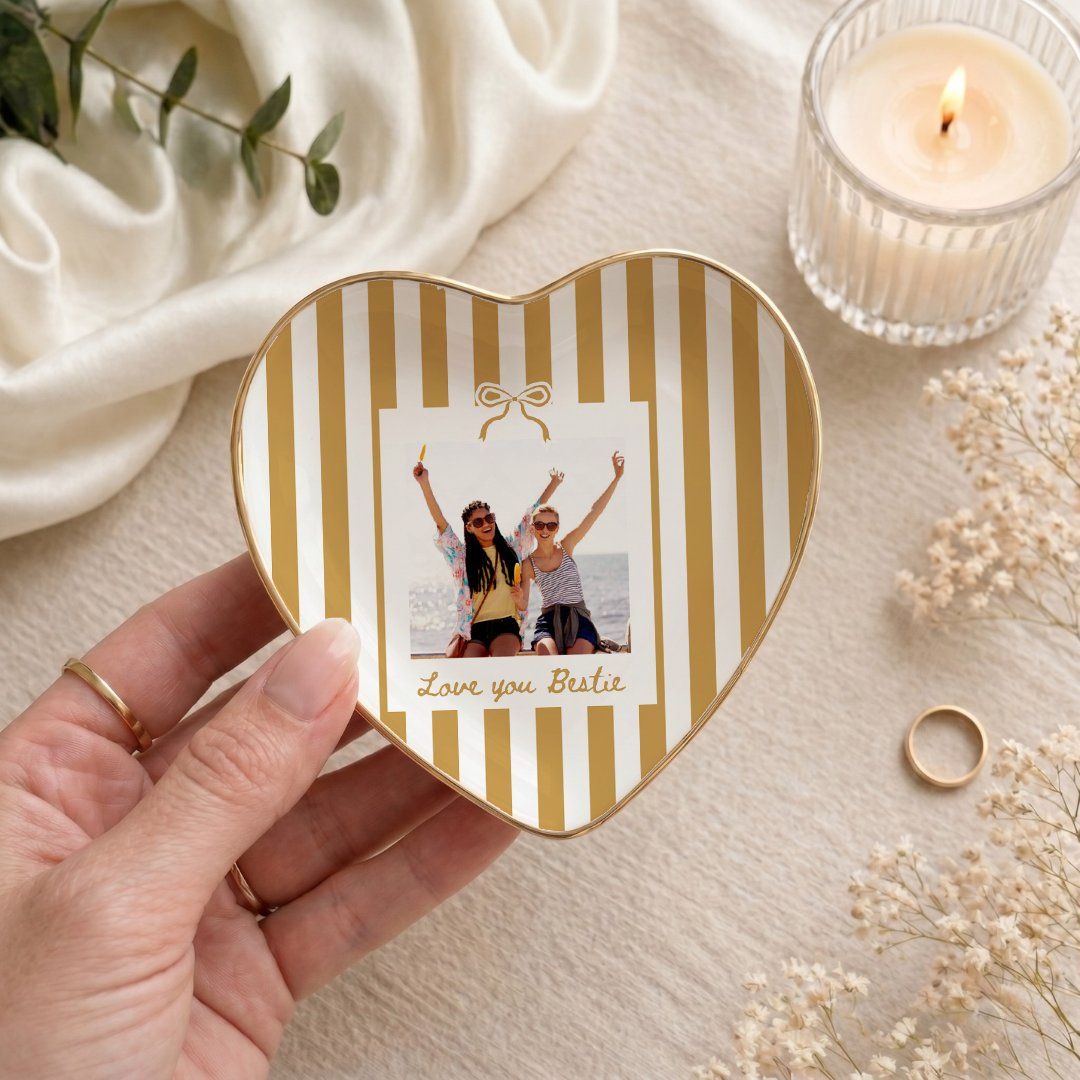 Personalized Love You Bestie Ring Dish
