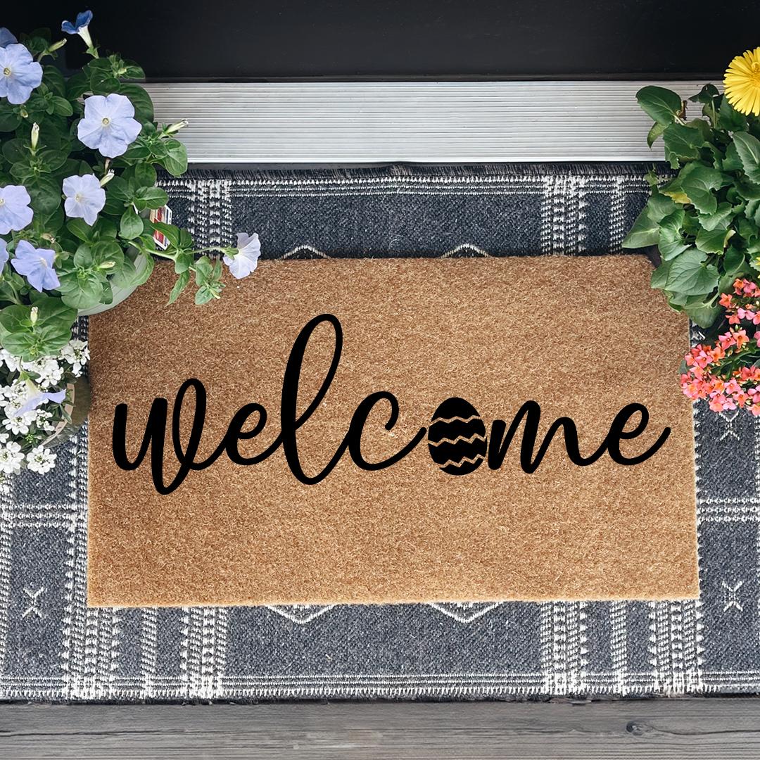 Easter Egg Welcome Doormat