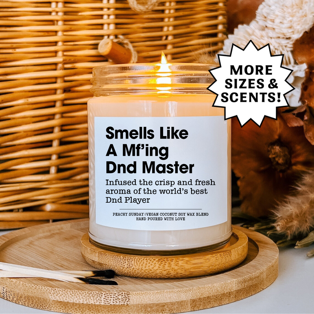 Smells Like A Mf-cking Dnd Master Candle