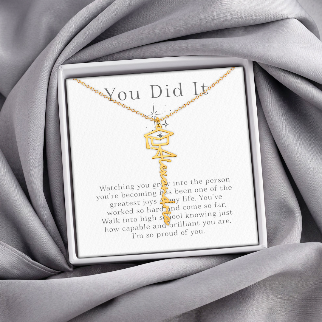 Personalized 8th Grade Graduate Jewelry