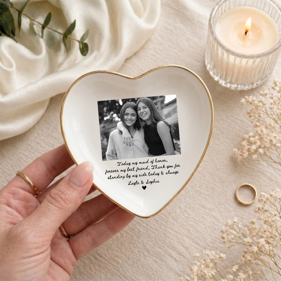 Personalized Maid Of Honor Ring Dish