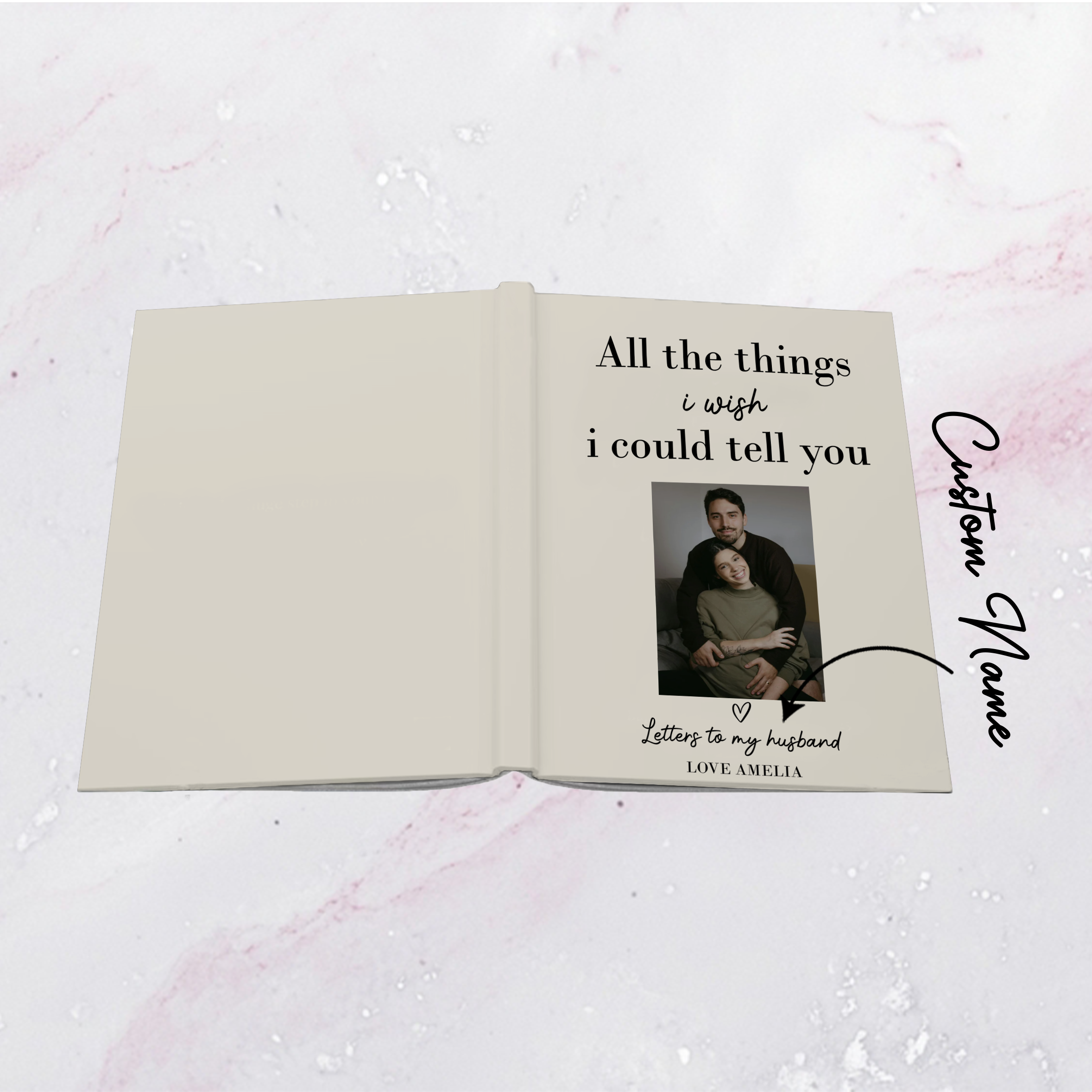Personalized All The Things I Wish Journal