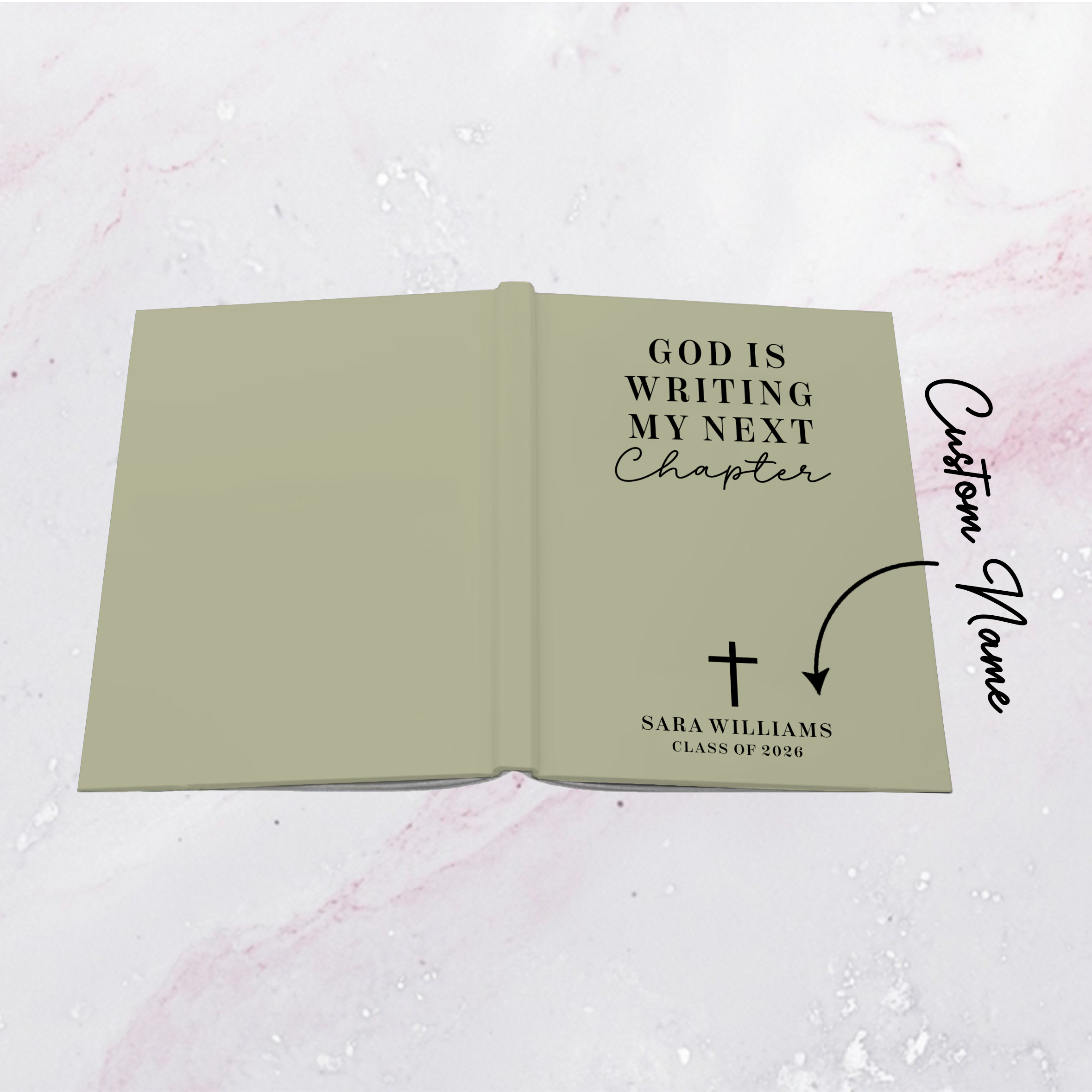Personalized God Is Writing My Next Chapter Journal