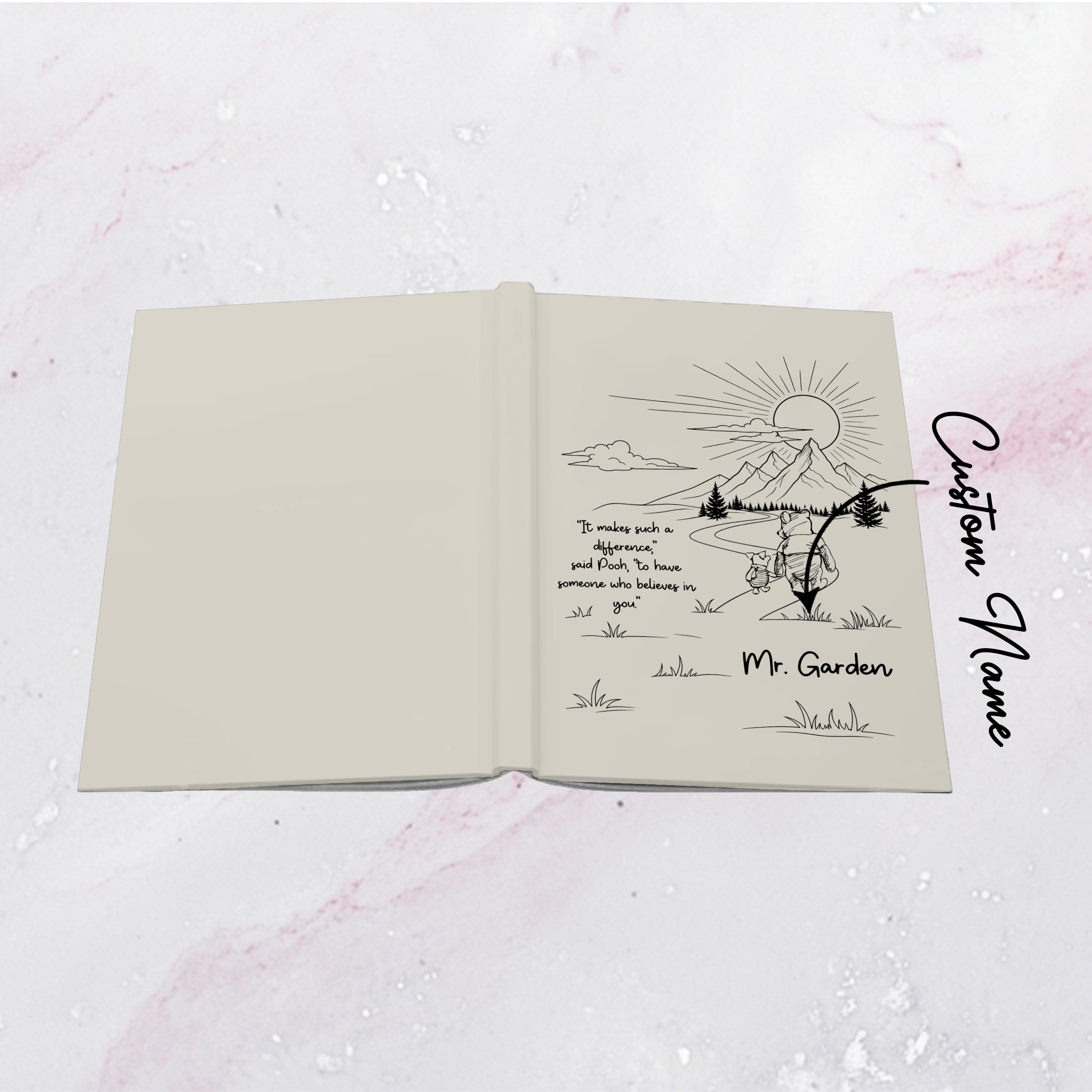 Personalized It Makes Such A Difference Journal