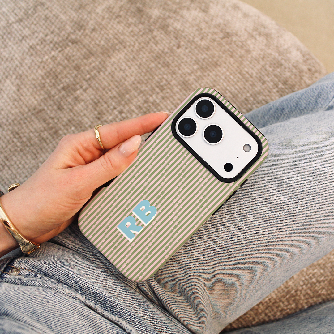 Personalized Shadow Initial Phone Case