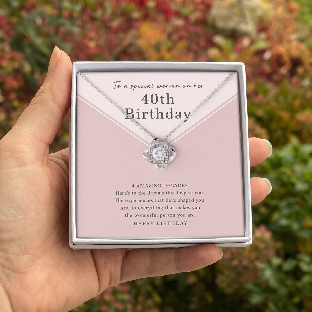 On Her 40th Birthday Jewelry