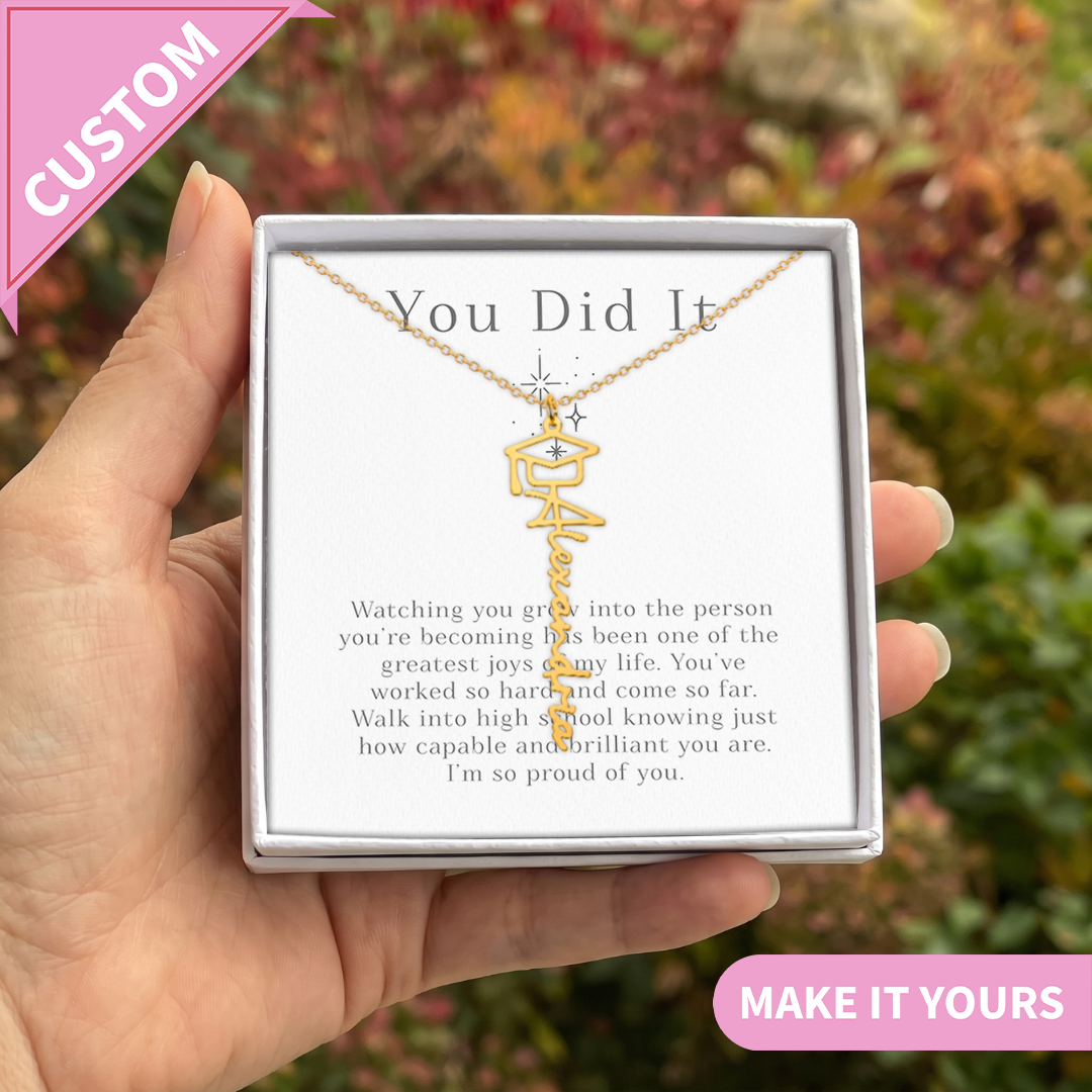 Personalized 8th Grade Graduate Jewelry