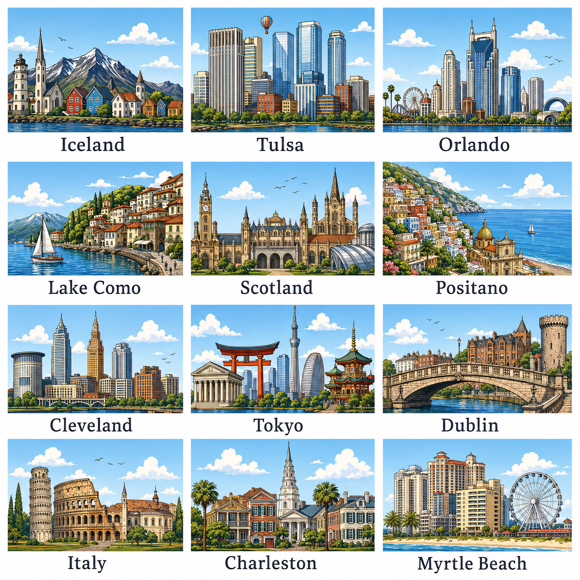 Personalisierte Skyline-Ring-Schale
