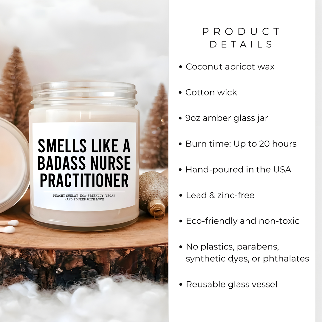 Smells Like Badass Nurse Practitioner Candle