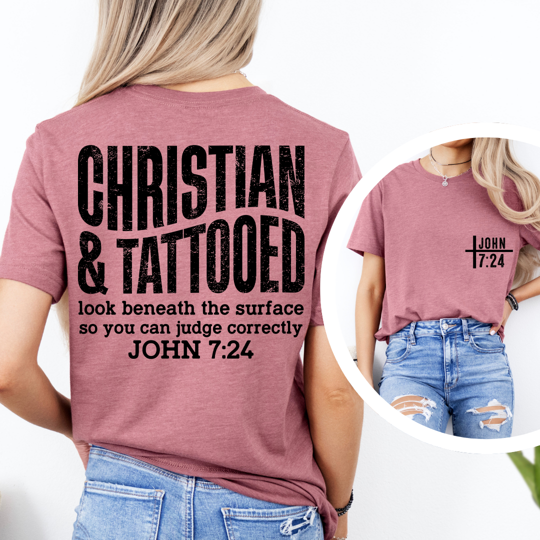 Christian & Tattooed Look Beneath The Surface Tee