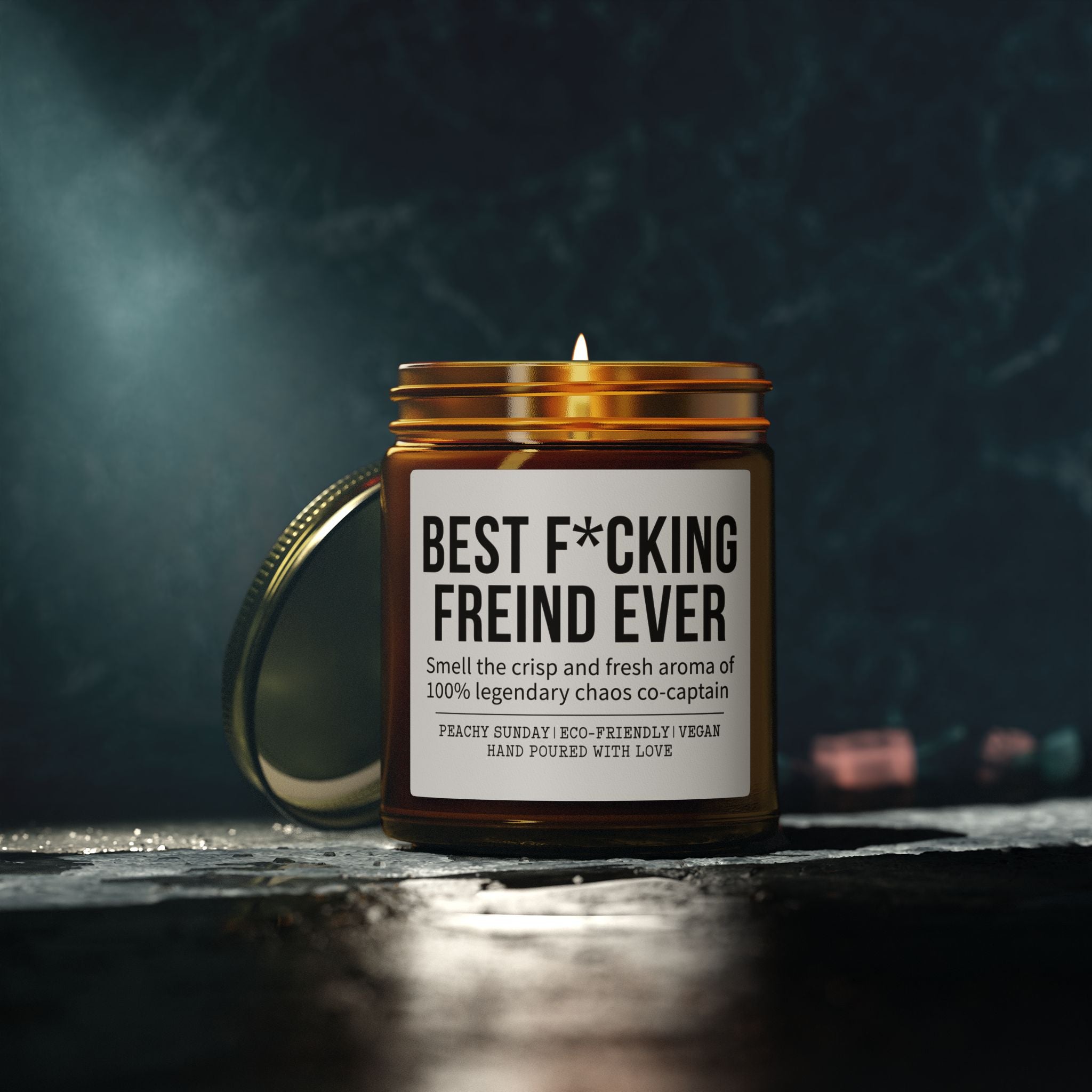 Vela para la mejor amiga de la historia (con palabrota)