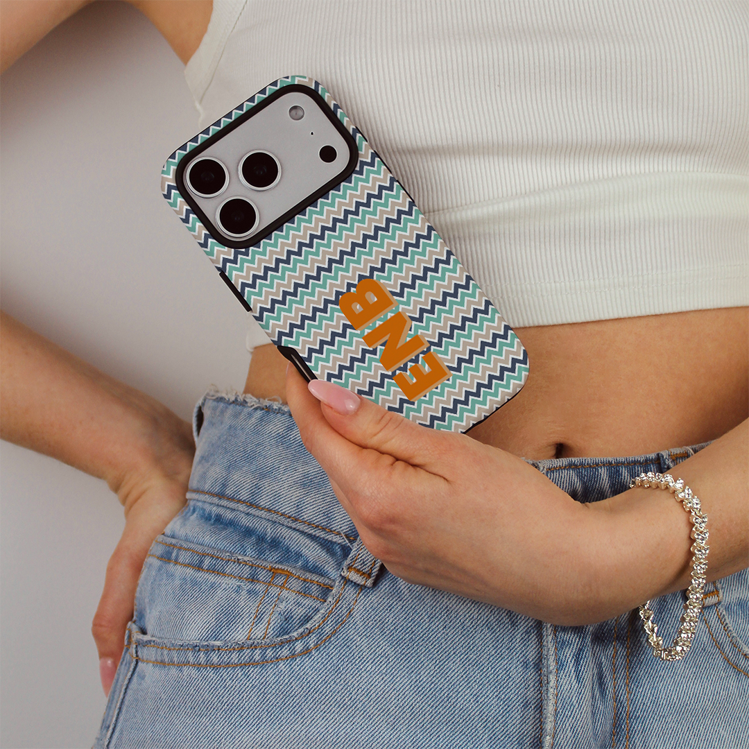 Personalized Shadow Initial Phone Case