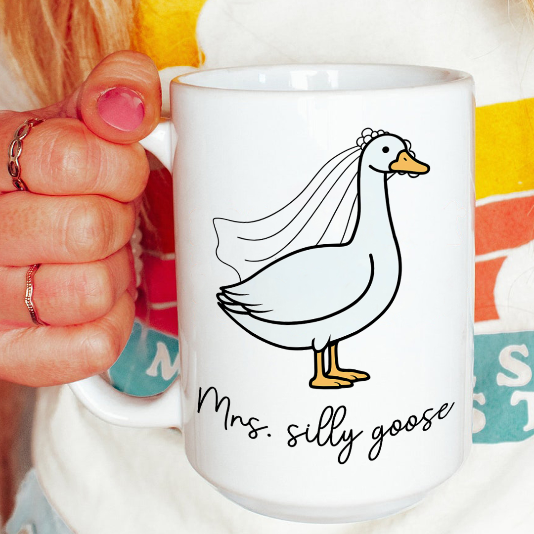 Mr And Mrs Silly Goose Mug