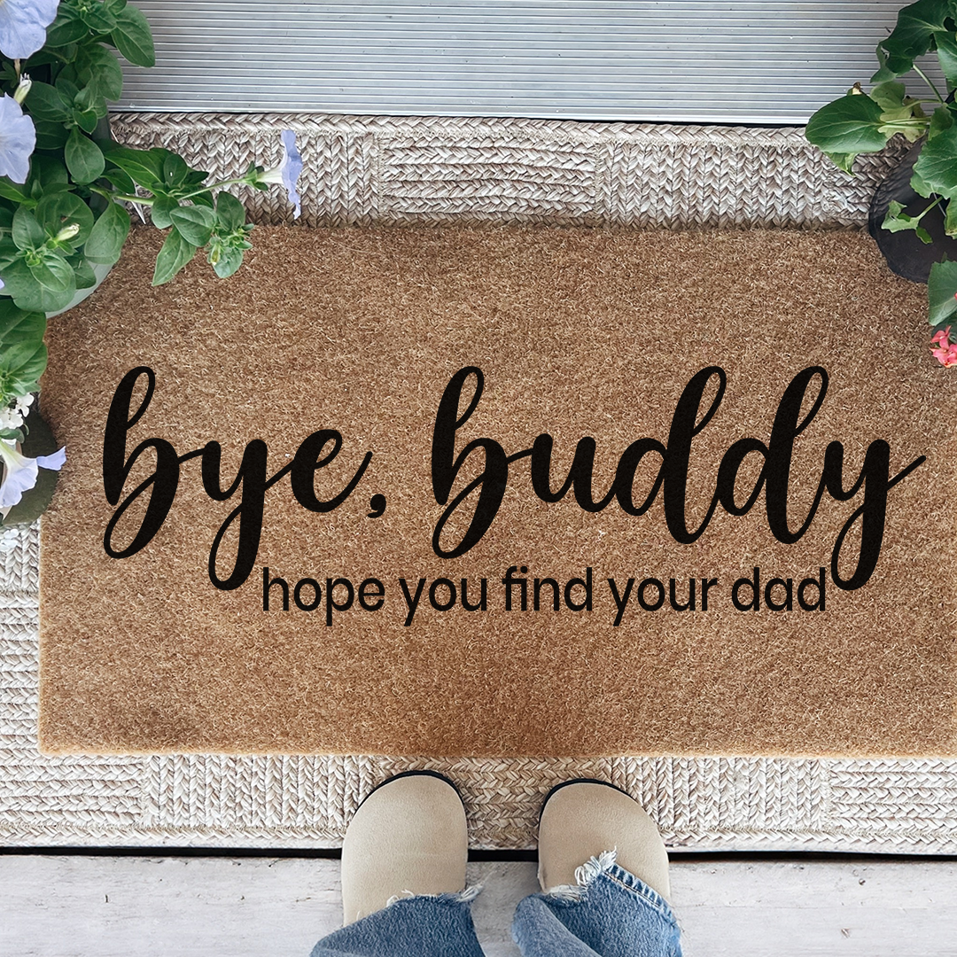 Bye Buddy Funny Doormat