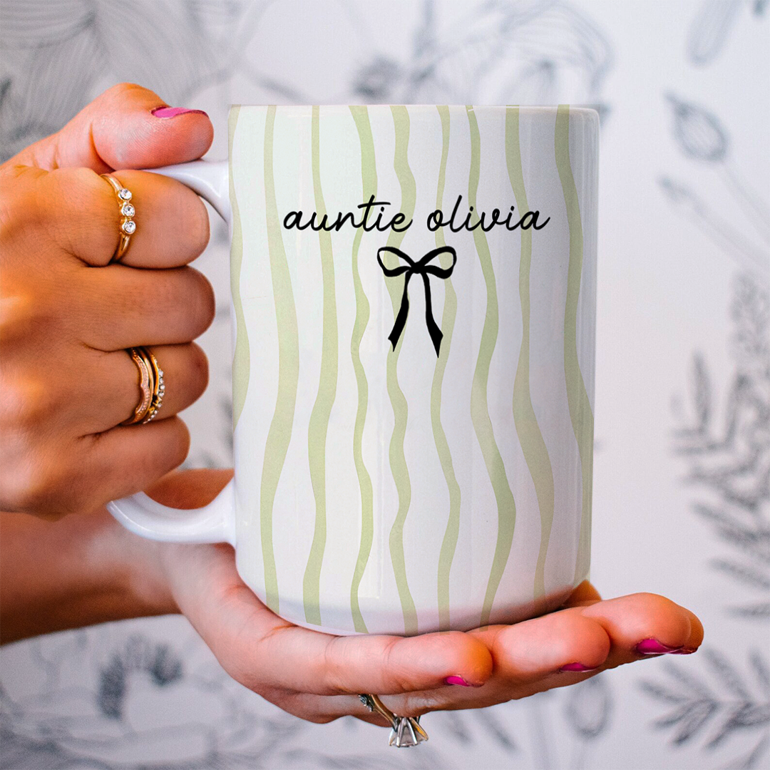 Personalized Aunt Name Mug