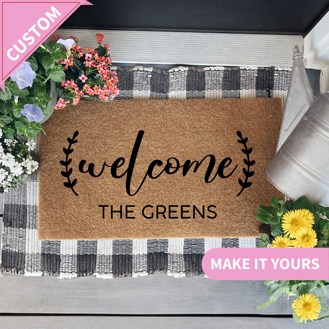 Personalized Welcome Doormat