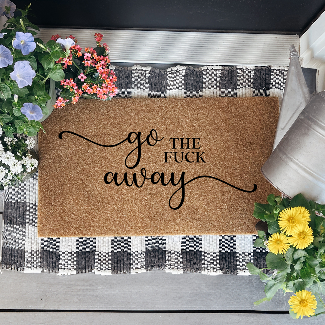 Go Away Doormat