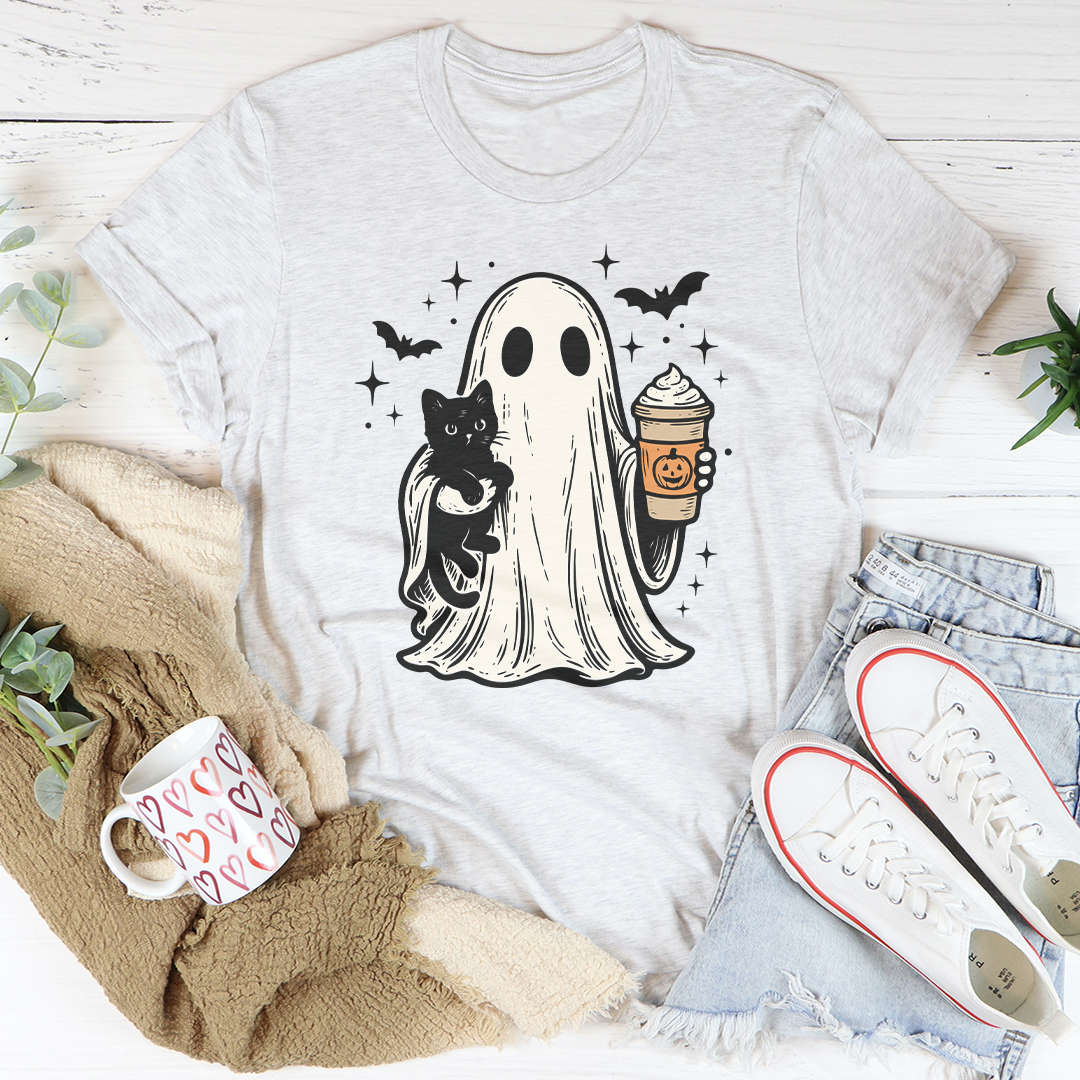 Ghost And Cat Tee