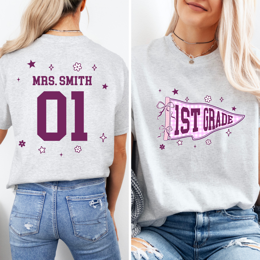 T-shirt personnalisé avec prénom et numéro