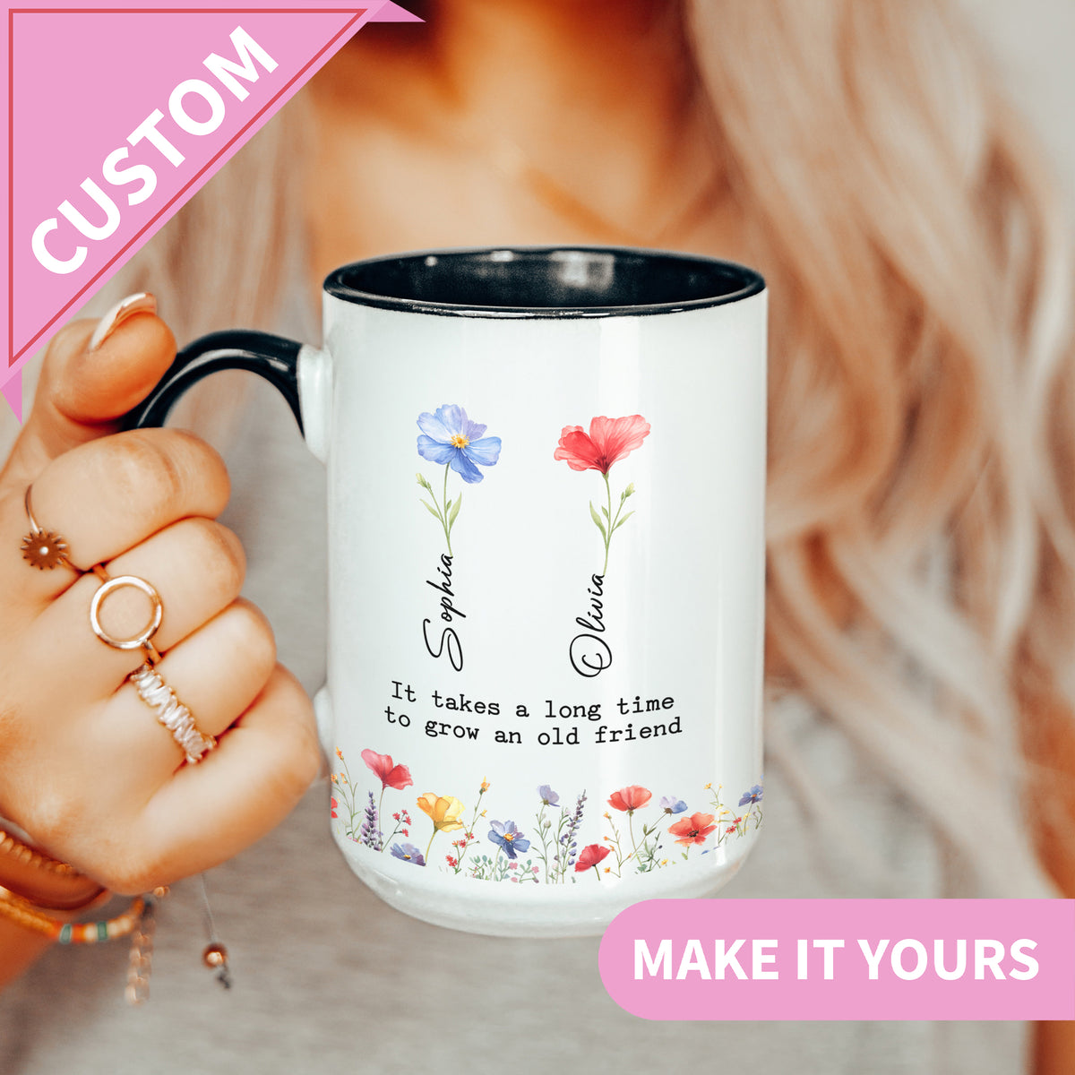 Mug personnalisé « It Takes A Long Time »