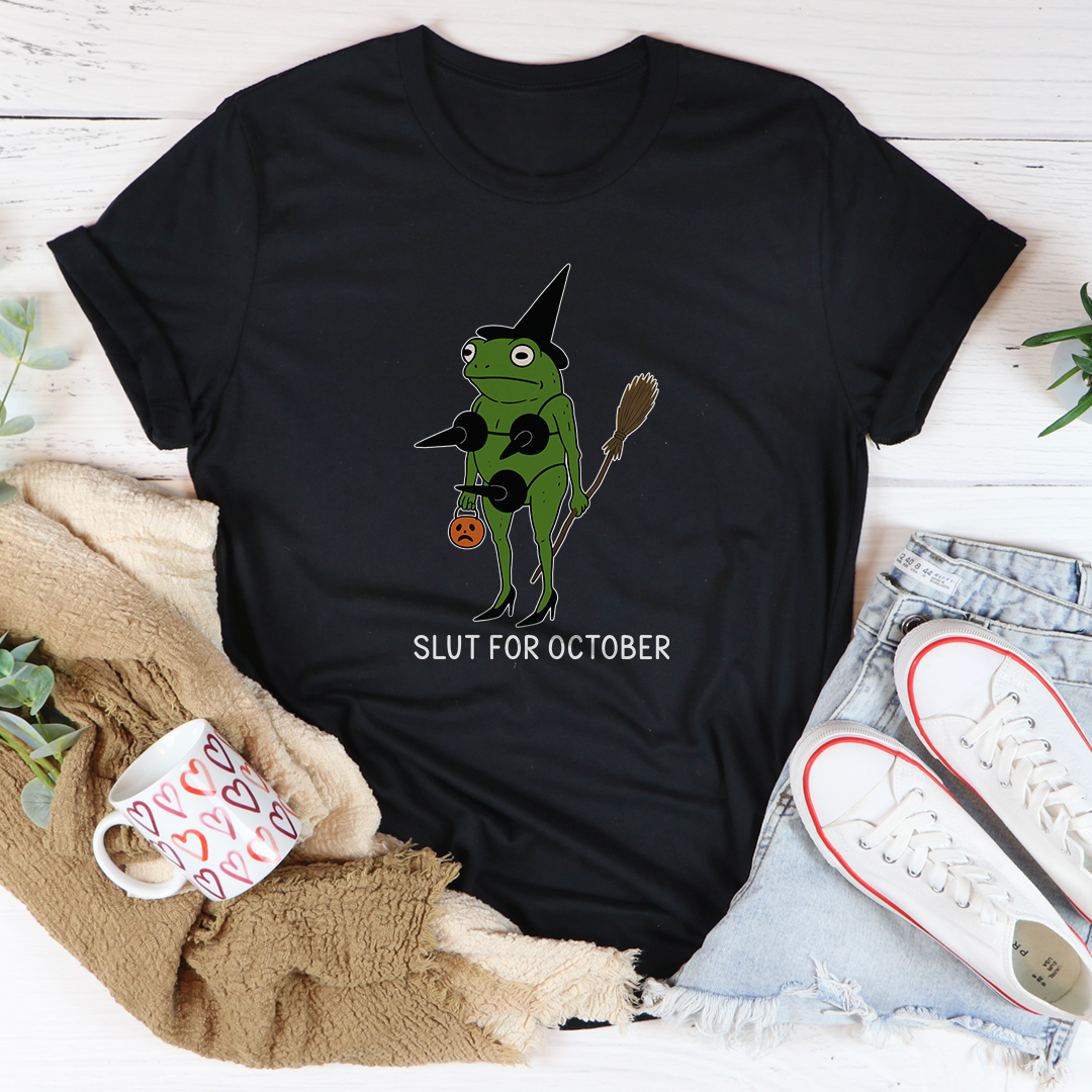 Funny Witch Frog Tee
