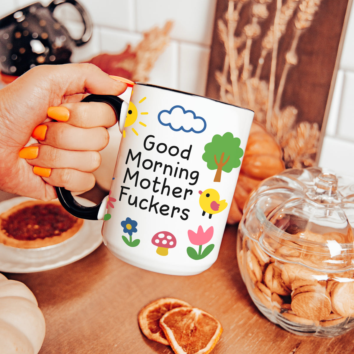 Taza «Buenos días, cabr_nes»