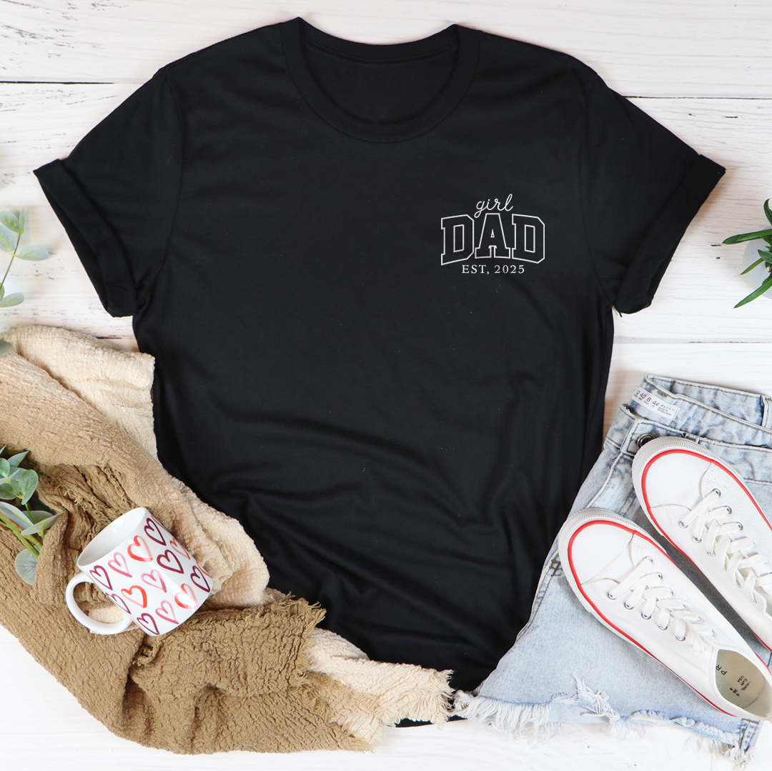 Personalized Girl Dad Tee