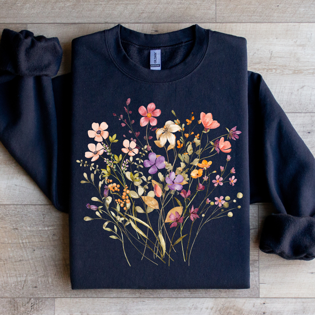 Boho Wildflowers Sweatshirt