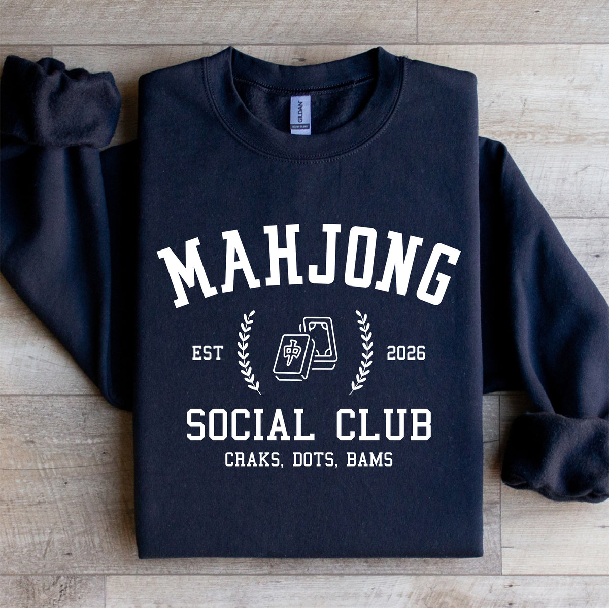Mahjong Social Club-Sweatshirt