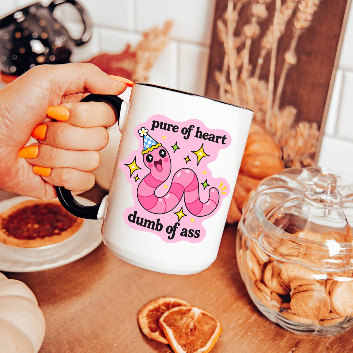 Pure Of Heart Dumb Of A* Mug