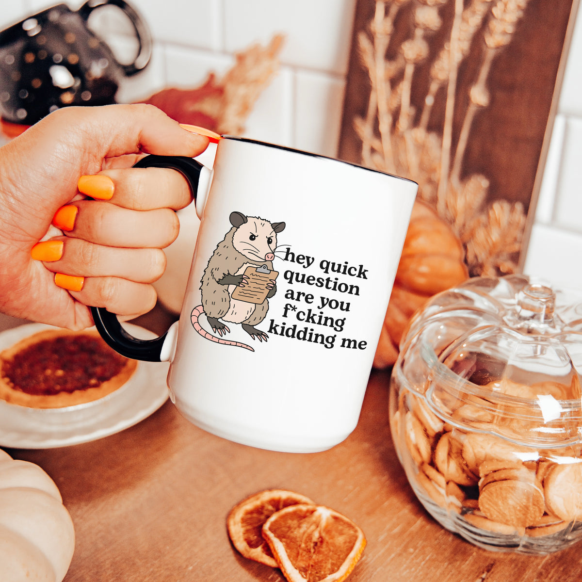 Hey, kurze Frage: Willst du mich veräppeln? Tasse
