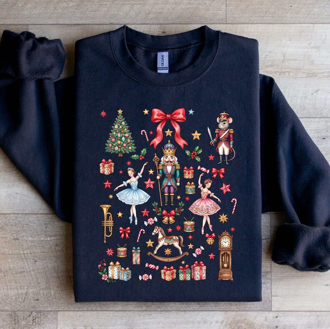 Vintage Christmas Nutcracker Sweatshirt