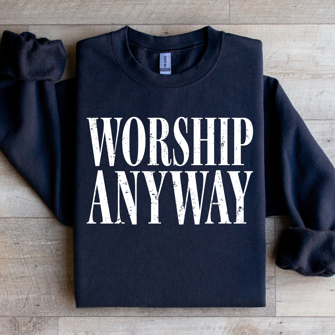 Sweatshirt „Trotzdem anbeten“