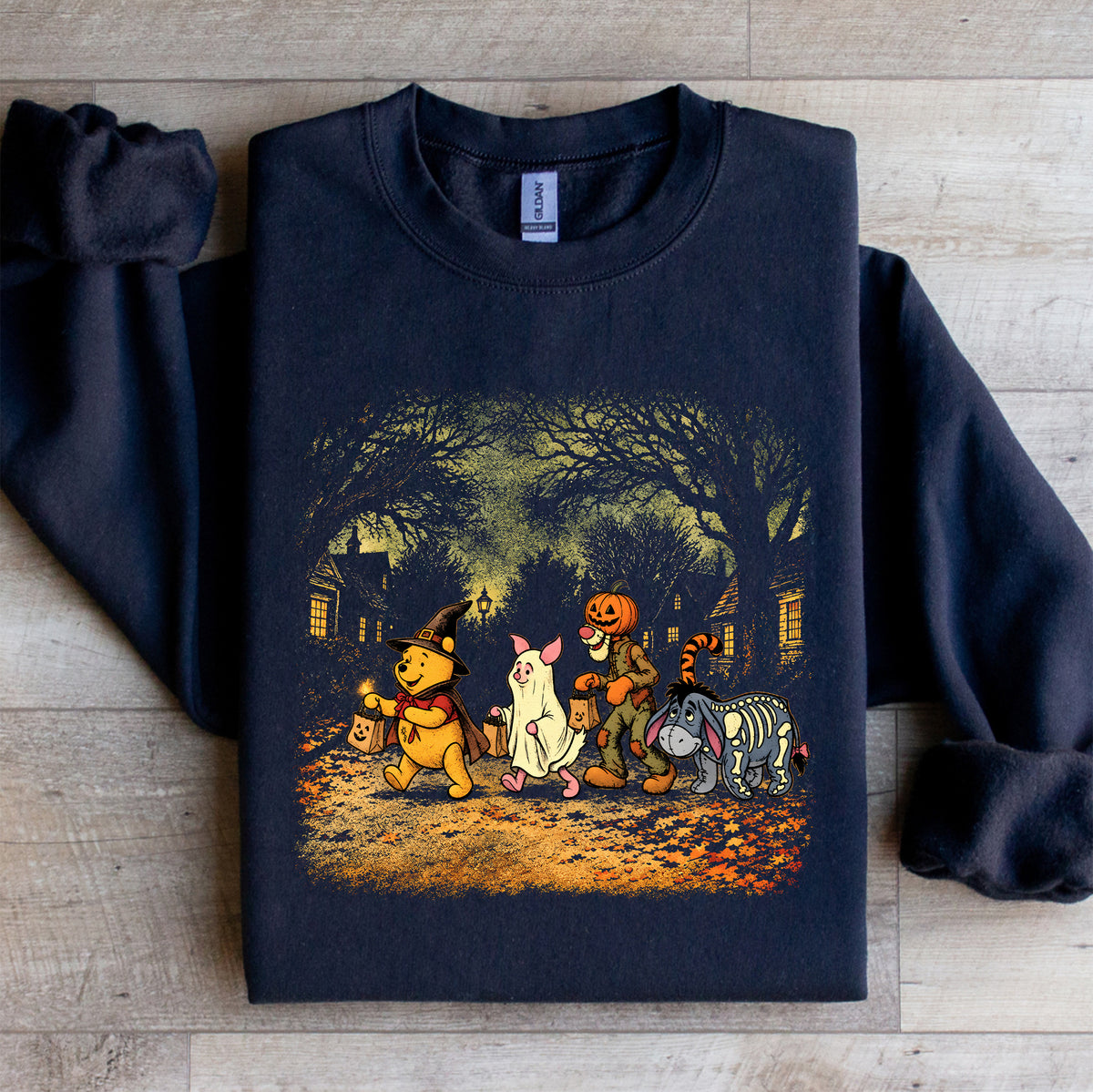 Sudadera vintage de Winnie the Pooh para Halloween