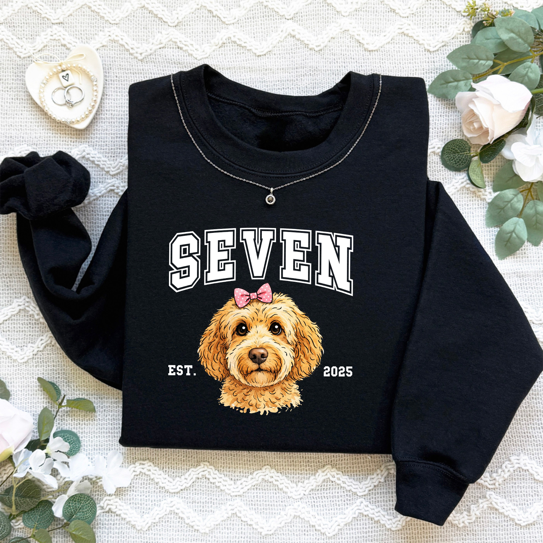 Personalized Dog Face Sweatshirt