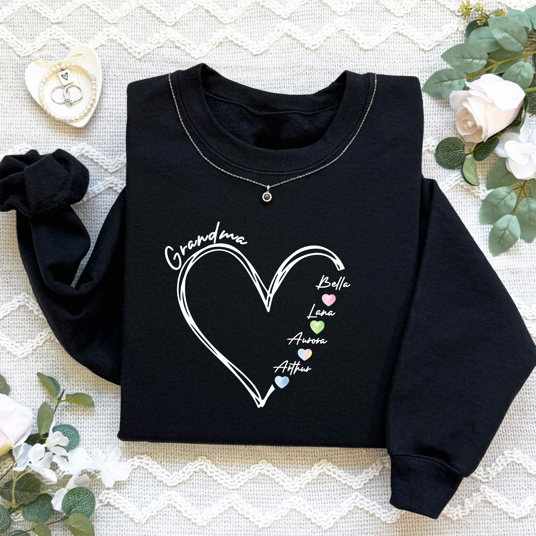 Personalized Grandkids Names Sweatshirt