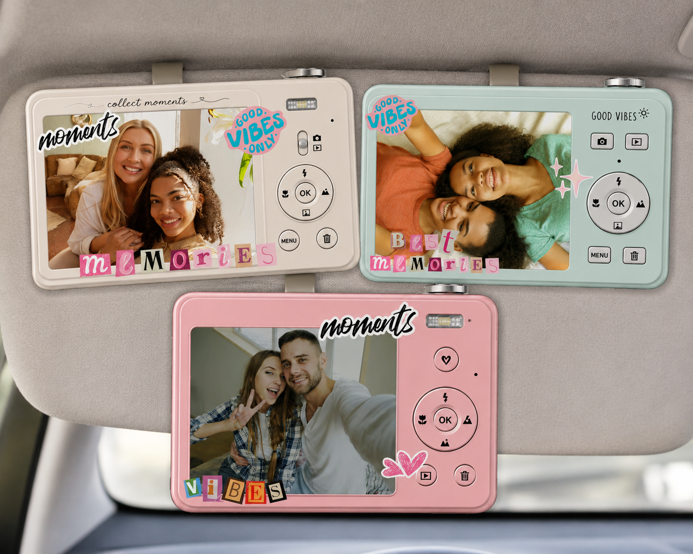 Personalized Best Friend Photo Car Car Visor