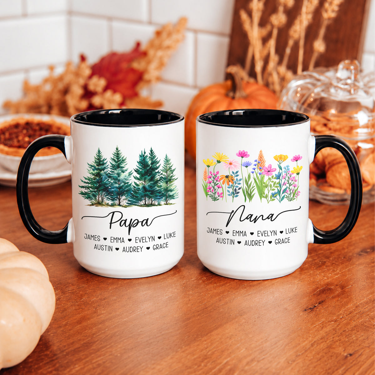 Mug personnalisé Papa Nana