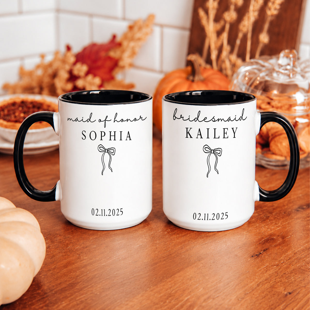 Personalisierte Tasse für den Antrag an die Trauzeugin